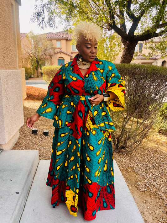 The Chosen African Skirt Set (Head Wrap)