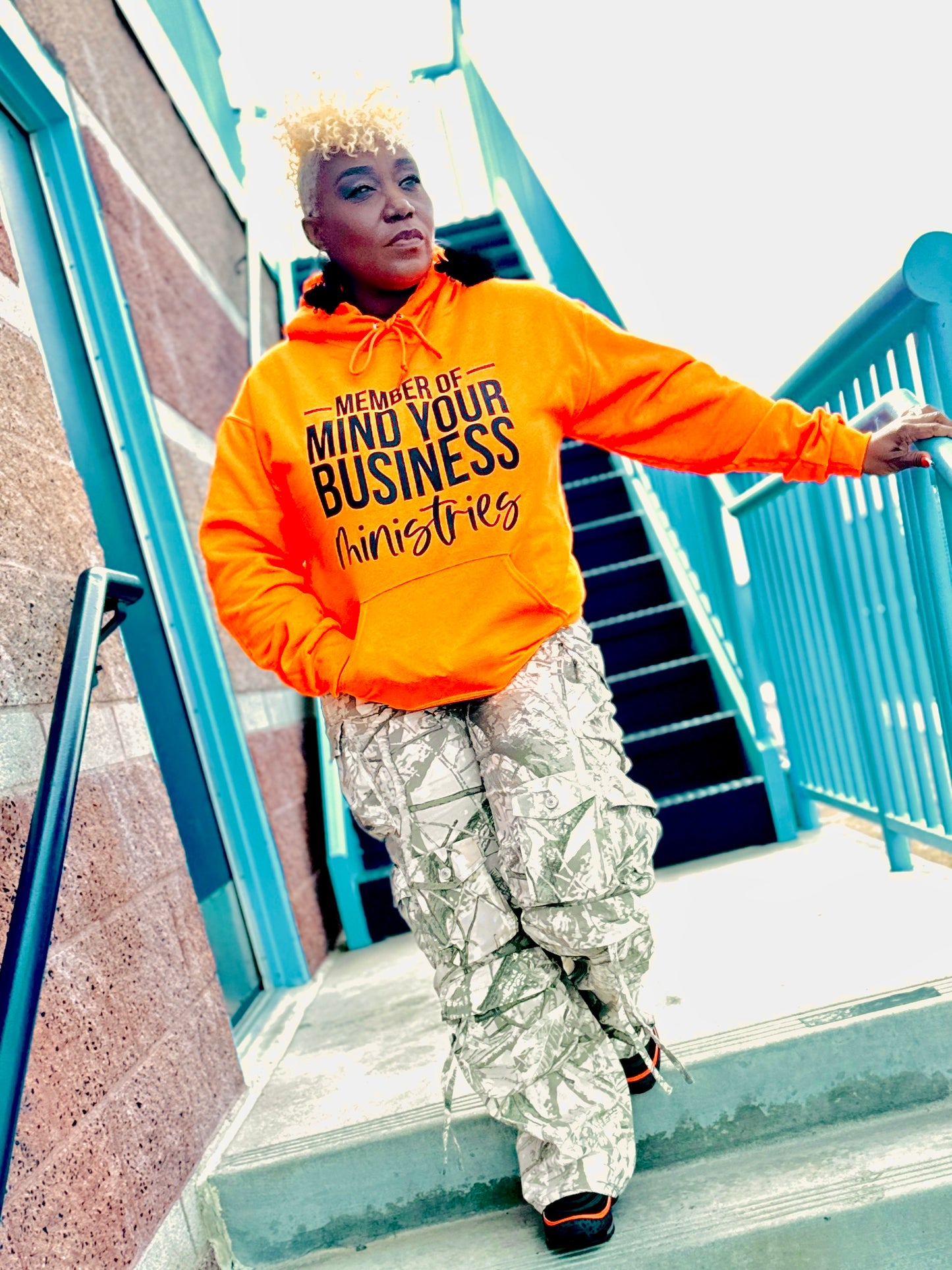 Member Of Mind Your Business Ministries Hoodie (White Hoodie Available)