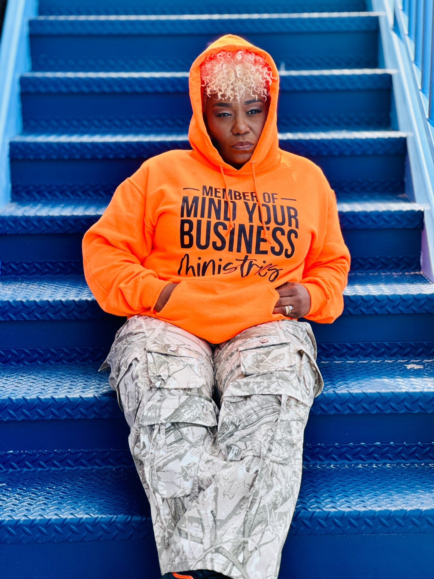 Member Of Mind Your Business Ministries Hoodie (White Hoodie Available)