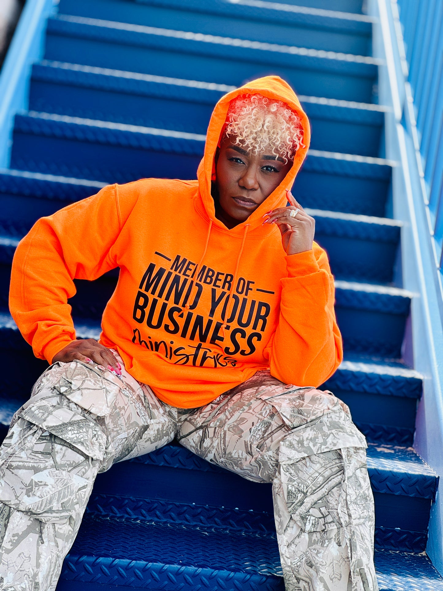 Member Of Mind Your Business Ministries Hoodie (White Hoodie Available)