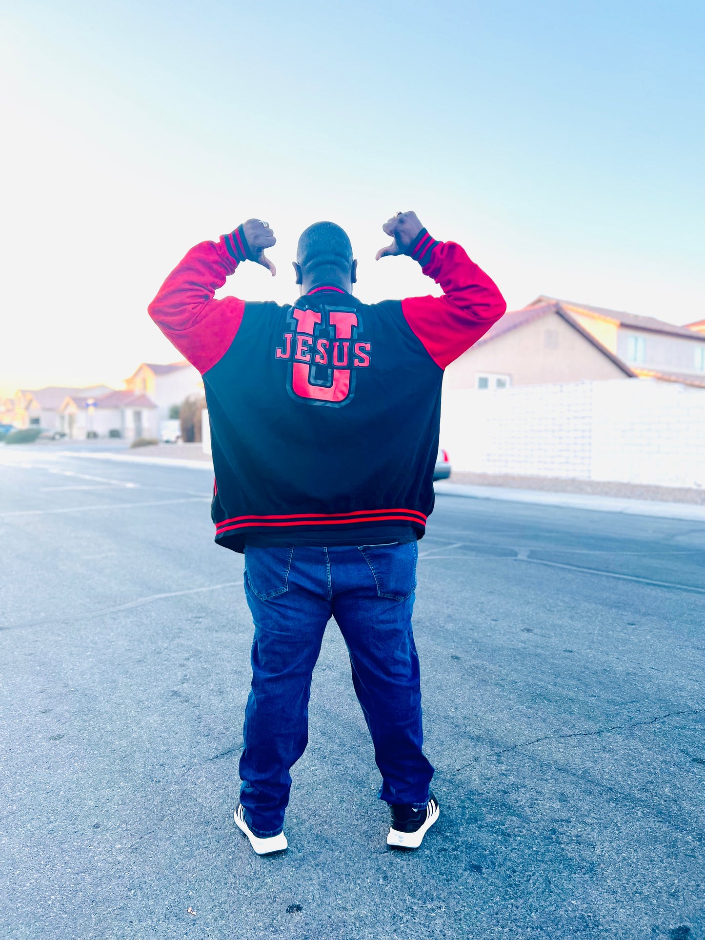 U Jesus Letterman Jacket (Unisex) Pre-order