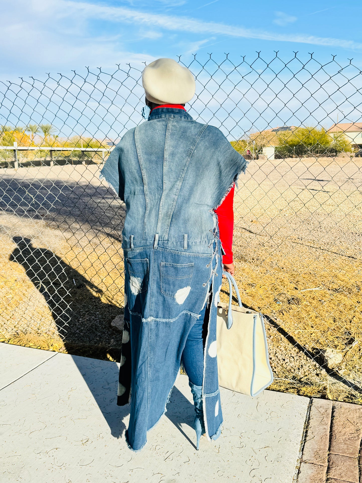 Spot Me Denim Vest