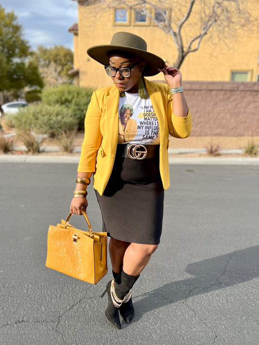 BLACK PENCIL SKIRT